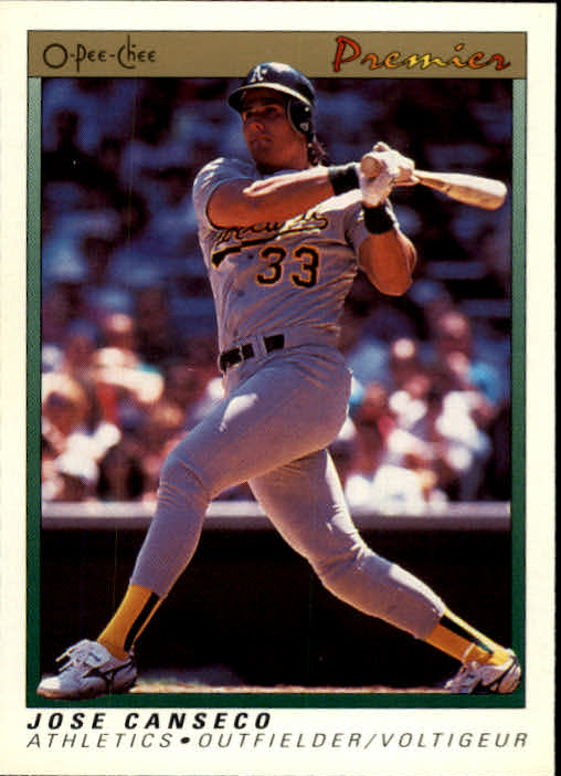 1991 O-Pee-Chee Premier #18 Jose Canseco