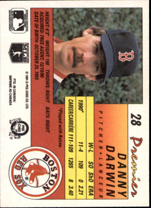 A4831- 1991 O-Pee-Chee Premier Baseball #s 1-132 -You Pick- 15+ FREE US SHIP - Picture 55 of 251