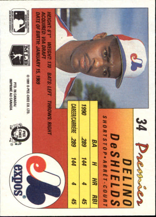 A4831- 1991 O-Pee-Chee Premier Baseball #s 1-132 -You Pick- 15+ FREE US SHIP - Picture 67 of 251