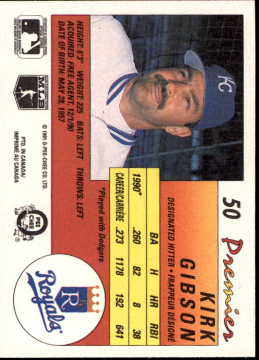 A4831- 1991 O-Pee-Chee Premier Baseball #s 1-132 -You Pick- 15+ FREE US SHIP - Picture 99 of 251