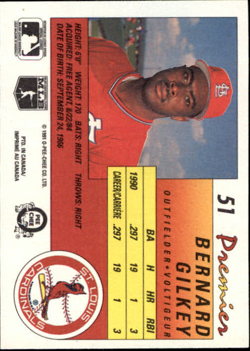A4831- 1991 O-Pee-Chee Premier Baseball #s 1-132 -You Pick- 15+ FREE US SHIP - Picture 101 of 251