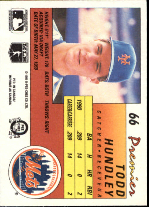 A4831- 1991 O-Pee-Chee Premier Baseball #s 1-132 -You Pick- 15+ FREE US SHIP - Picture 129 of 251