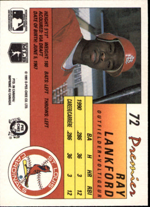 A4831- 1991 O-Pee-Chee Premier Baseball #s 1-132 -You Pick- 15+ FREE US SHIP - Picture 141 of 251