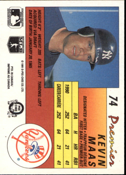 A4831- 1991 O-Pee-Chee Premier Baseball #s 1-132 -You Pick- 15+ FREE US SHIP - Picture 145 of 251