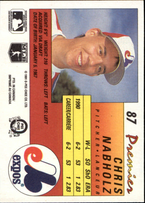 A4831- 1991 O-Pee-Chee Premier Baseball #s 1-132 -You Pick- 15+ FREE US SHIP - Picture 167 of 251