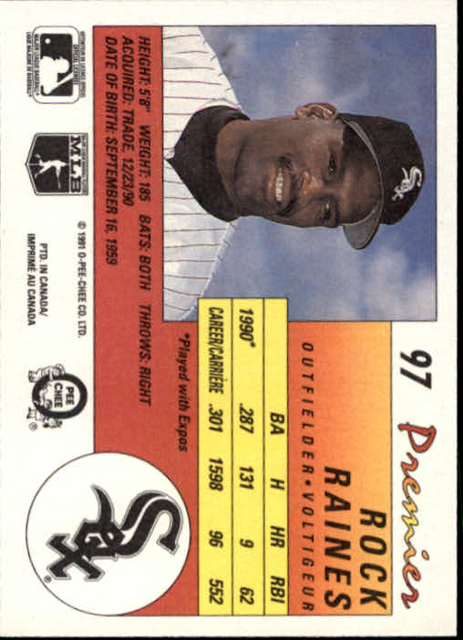 A4831- 1991 O-Pee-Chee Premier Baseball #s 1-132 -You Pick- 15+ FREE US SHIP - Picture 185 of 251