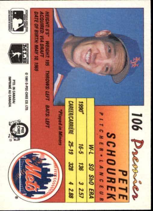 A4831- 1991 O-Pee-Chee Premier Baseball #s 1-132 -You Pick- 15+ FREE US SHIP - Picture 203 of 251