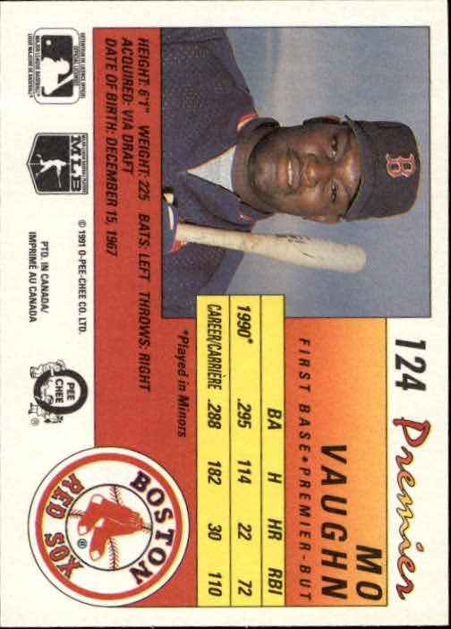 A4831- 1991 O-Pee-Chee Premier Baseball #s 1-132 -You Pick- 15+ FREE US SHIP - Picture 235 of 251