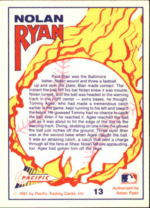 B0005- 1991-92 Pacific Ryan Texas Express Baseball -You Pick- 15+ FREE US SHIP - Picture 21 of 431
