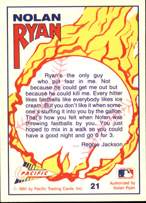 B0005- 1991-92 Pacific Ryan Texas Express Baseball -You Pick- 15+ FREE US SHIP - Picture 37 of 431