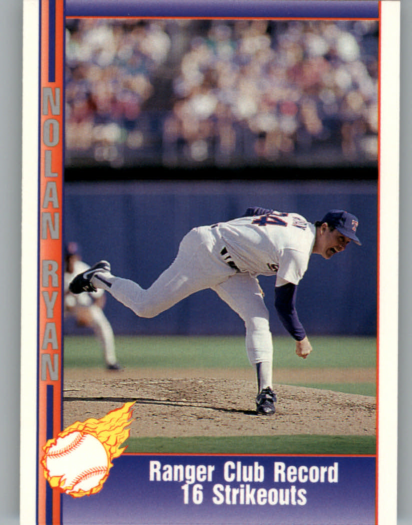 1991 Pacific Baseball Nolan Ryan Texas Express # 107 The Ryan Family