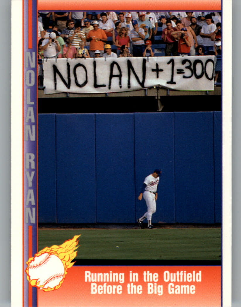 1991 Pacific Ryan Texas Express I #83 Nolan Ryan/Running in Outfield/Before the Big Ga