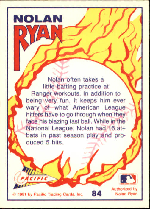 B0005- 1991-92 Pacific Ryan Texas Express Baseball -You Pick- 15+ FREE US SHIP - Picture 163 of 431