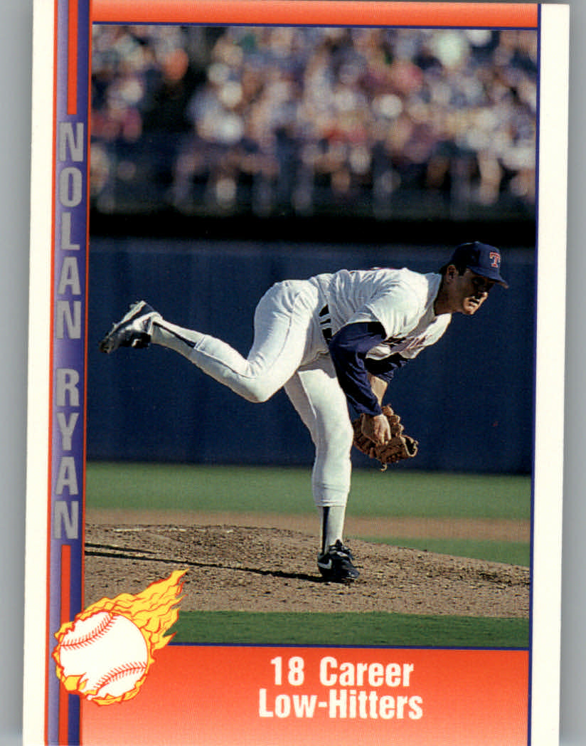 1991 Pacific Ryan Texas Express I #85 Nolan Ryan/18 Career Low-Hitters
