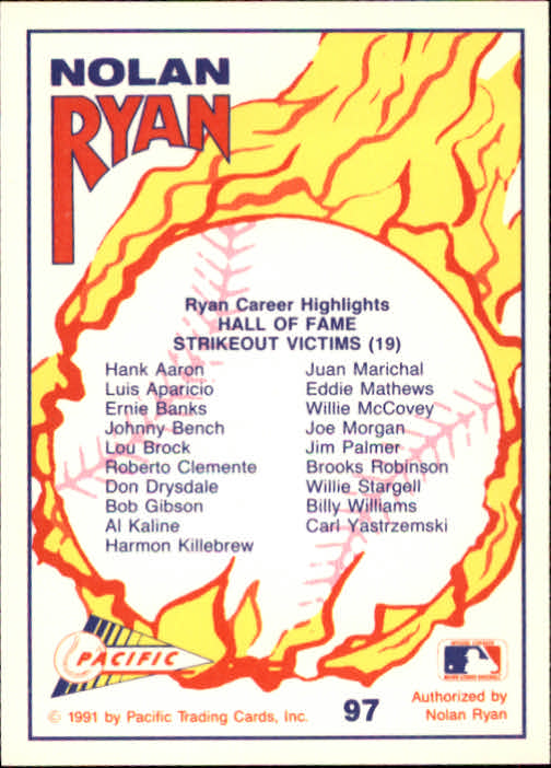 B0005- 1991-92 Pacific Ryan Texas Express Baseball -You Pick- 15+ FREE US SHIP - Picture 187 of 431