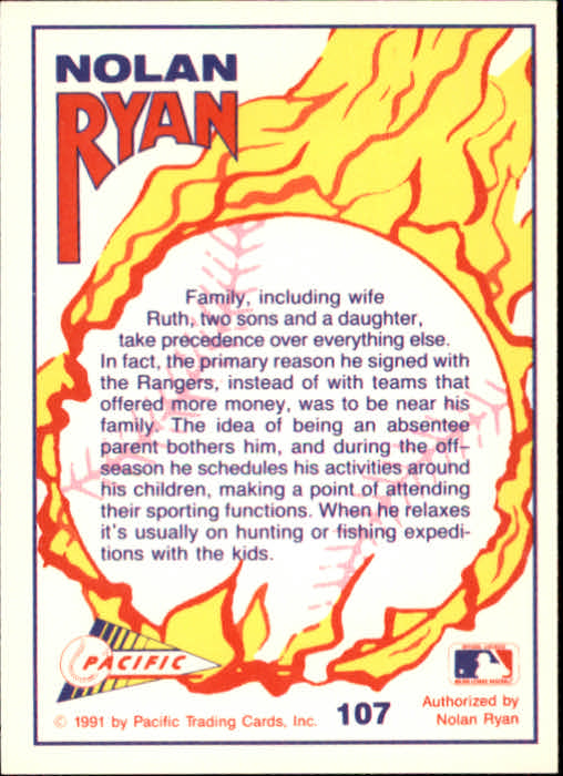 B0005- 1991-92 Pacific Ryan Texas Express Baseball -You Pick- 15+ FREE US SHIP - Picture 207 of 431