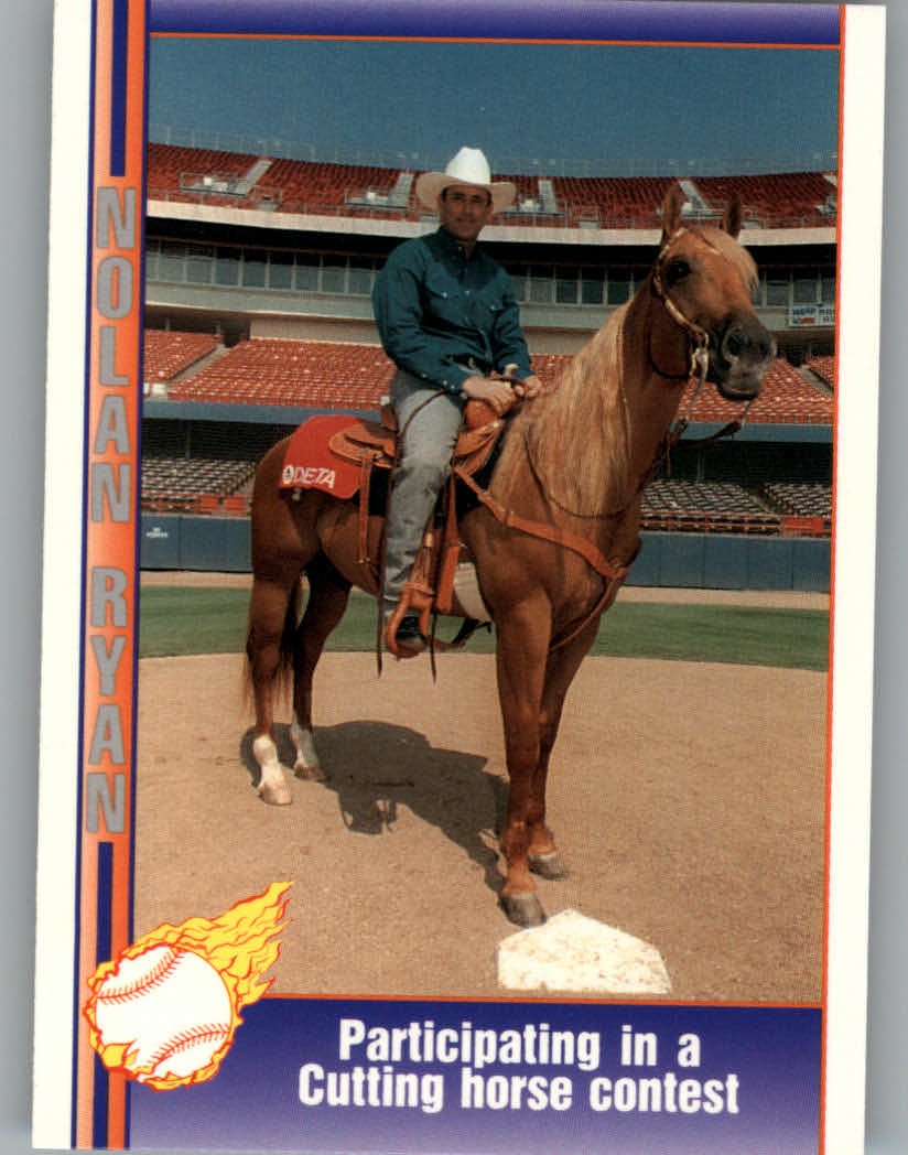 1991 Pacific Ryan Texas Express I #108 Nolan Ryan/Participating in/Cutting Horse Contes
