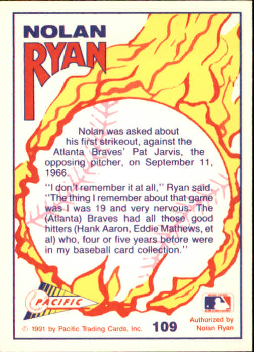 B0005- 1991-92 Pacific Ryan Texas Express Baseball -You Pick- 15+ FREE US SHIP - Picture 211 of 431