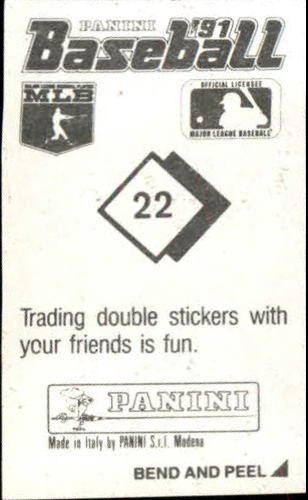 B1520- 1991 Panini Stickers Baseball Card #s 1-271 -You Pick- 15+ FREE US SHIP - Picture 37 of 357