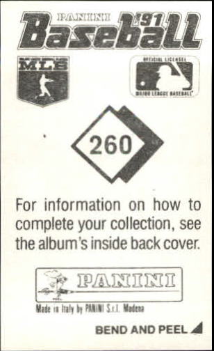 B1520- 1991 Panini Stickers Baseball Card #s 1-271 -You Pick- 15+ FREE US SHIP - Picture 341 of 357