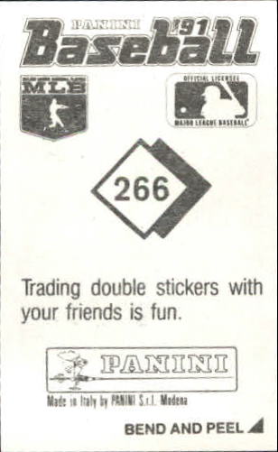 B1520- 1991 Panini Stickers Baseball Card #s 1-271 -You Pick- 15+ FREE US SHIP - Picture 351 of 357