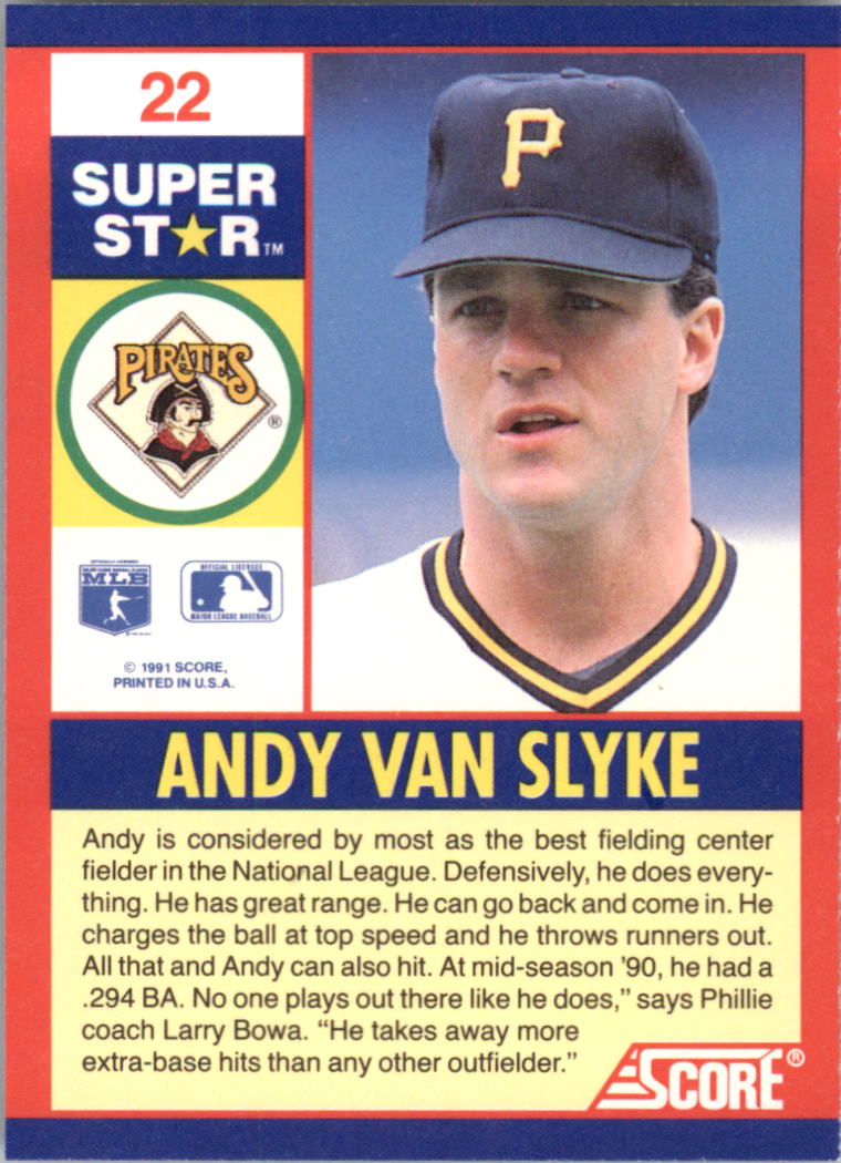 1985 Donruss #327 Andy Van Slyke - NM-MT - Card Shack