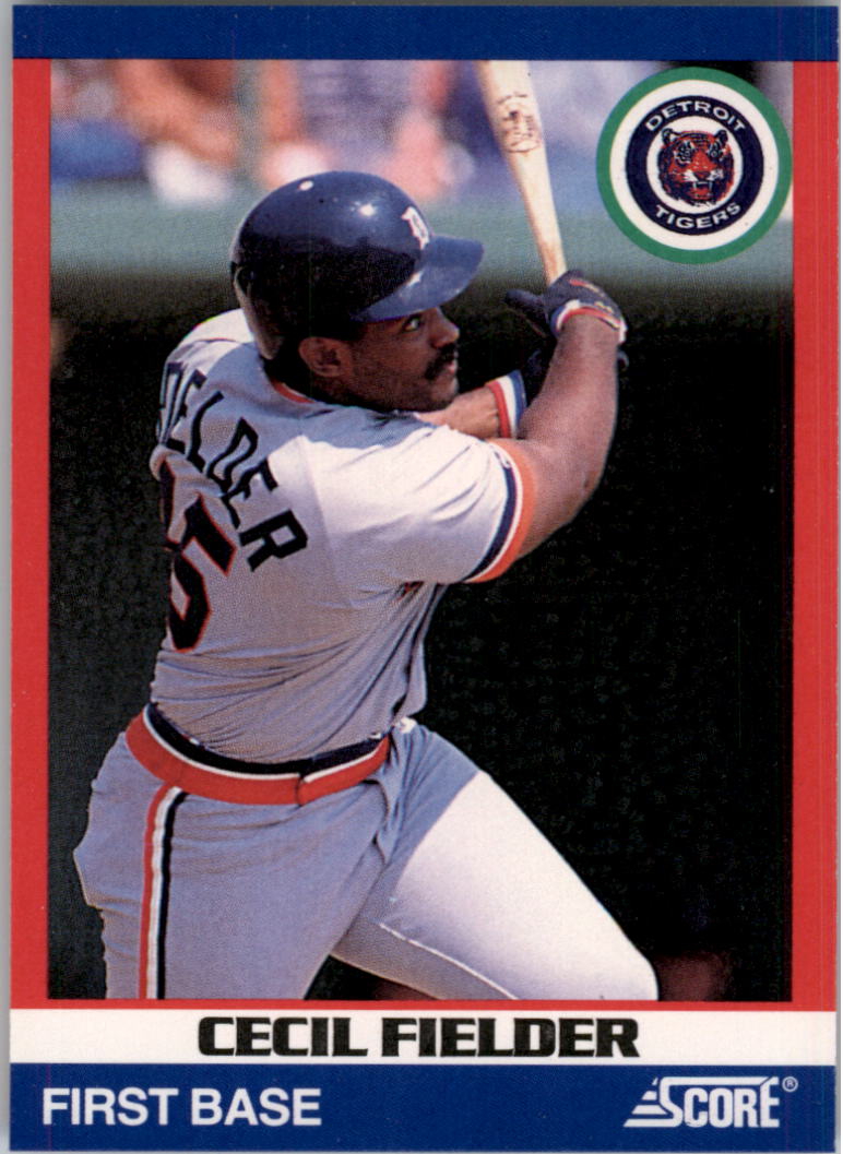 1990 Score Rookie and Traded #9T Cecil Fielder NM-MT Detroit