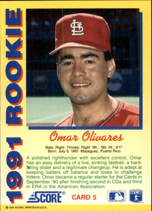 1991 Score Rookies Baseball (Pick Card From List) C126 09-22 - Picture 11 of 81