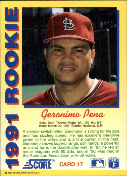 1991 Score Rookies Baseball (Pick Card From List) C126 09-22 - Picture 35 of 81