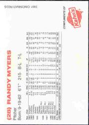 B6485- 1991 Reds Kahn's Cincinnati BB Cards 00-57 -You Pick- 15+ FREE US SHIP - Picture 29 of 57
