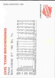 B6485- 1991 Reds Kahn's Cincinnati BB Cards 00-57 -You Pick- 15+ FREE US SHIP - Picture 33 of 57