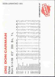 B6485- 1991 Reds Kahn's Cincinnati BB Cards 00-57 -You Pick- 15+ FREE US SHIP - Picture 37 of 57