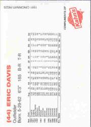 B6485- 1991 Reds Kahn's Cincinnati BB Cards 00-57 -You Pick- 15+ FREE US SHIP - Picture 45 of 57
