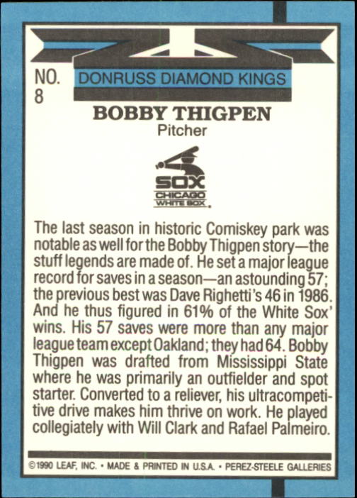 B2608- 1991 Donruss Baseball Card #s 1-248 +Rookies -You Pick- 15+ FREE US SHIP - Picture 17 of 491