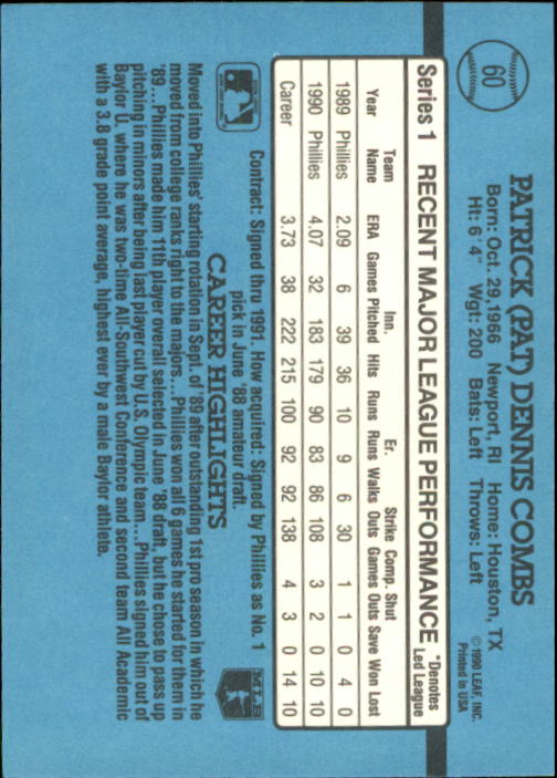 B2608- 1991 Donruss Baseball Card #s 1-248 +Rookies -You Pick- 15+ FREE US SHIP - Picture 117 of 491