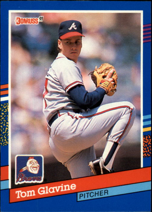  1991 Topps Baseball #82 Tom Glavine Atlanta Braves :  Collectibles & Fine Art