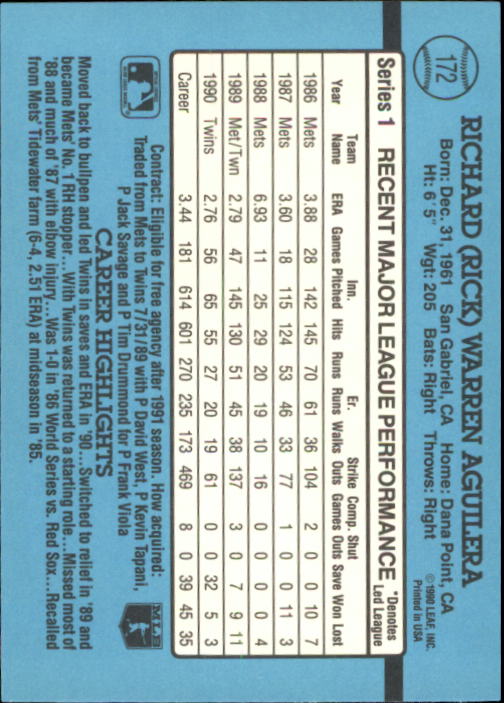 B2608- 1991 Donruss Baseball Card #s 1-248 +Rookies -You Pick- 15+ FREE US SHIP - Picture 339 of 491
