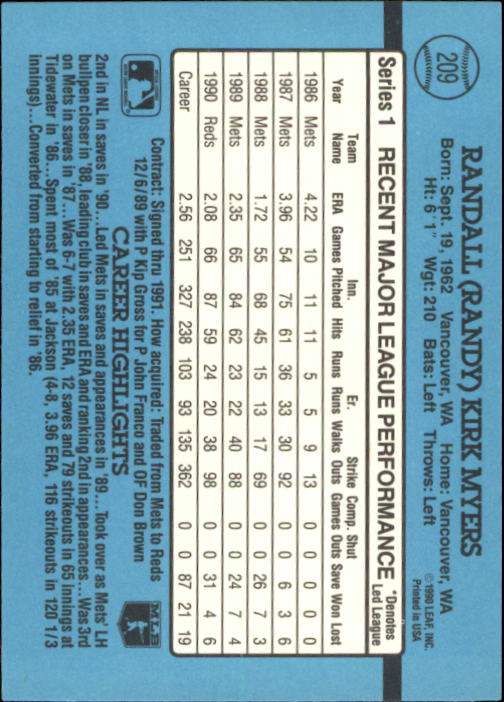 B2608- 1991 Donruss Baseball Card #s 1-248 +Rookies -You Pick- 15+ FREE US SHIP - Picture 413 of 491