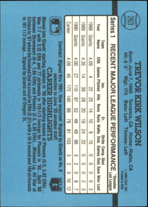 B2608- 1991 Donruss Baseball Karten 249-497 + Rookies -du Pick- 15 + Kostenlose - Bild 31 von 491