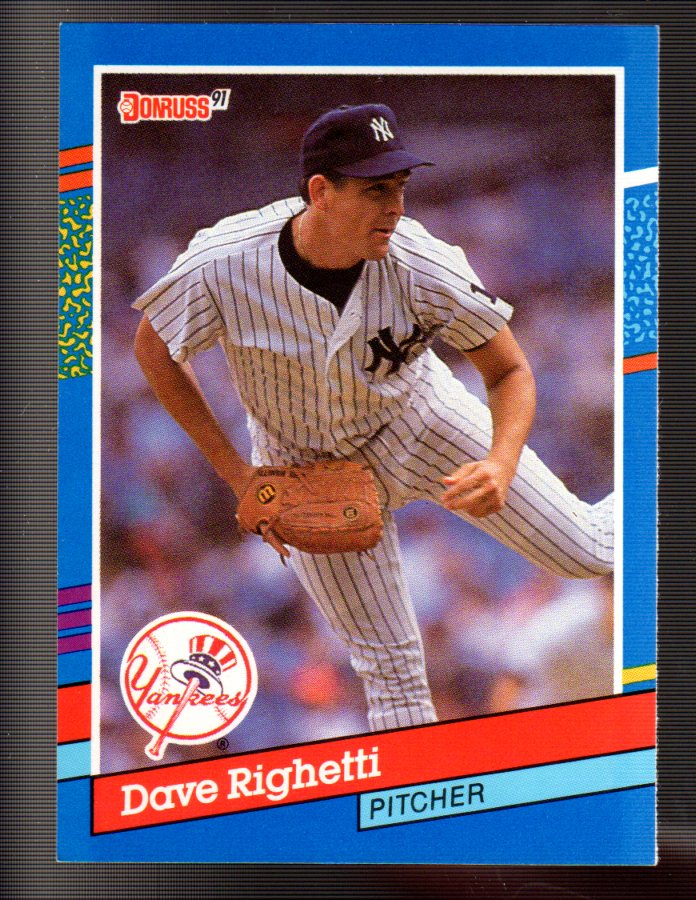 1991 Donruss #275 Dave Righetti