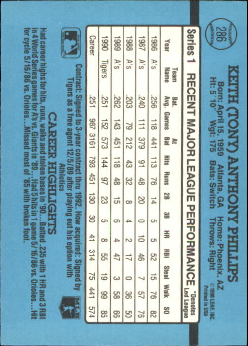 B2608- 1991 Donruss Baseball Karten 249-497 + Rookies -du Pick- 15 + Kostenlose - Bild 77 von 491