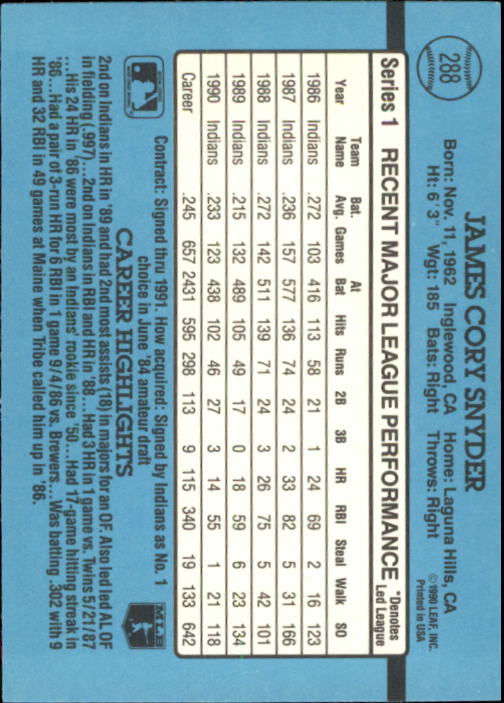 B2608- 1991 Donruss Baseball Karten 249-497 + Rookies -du Pick- 15 + Kostenlose - Bild 83 von 491