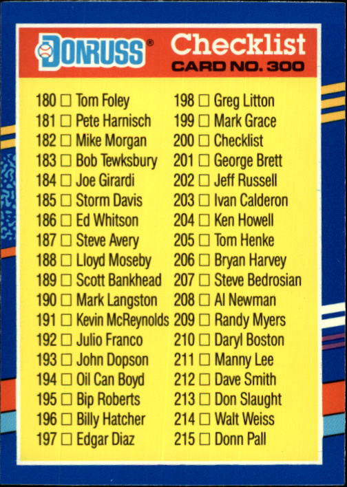 B2608- 1991 Donruss Baseball Karten 249-497 + Rookies -du Pick- 15 + Kostenlose - Bild 104 von 491