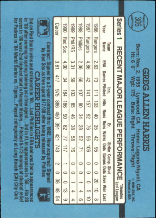 B2608- 1991 Donruss Baseball Karten 249-497 + Rookies -du Pick- 15 + Kostenlose - Bild 117 von 491