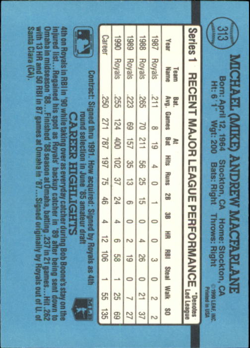 B2608- 1991 Donruss Baseball Karten 249-497 + Rookies -du Pick- 15 + Kostenlose - Bild 131 von 491