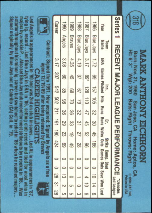B2608- 1991 Donruss Baseball Karten 249-497 + Rookies -du Pick- 15 + Kostenlose - Bild 141 von 491