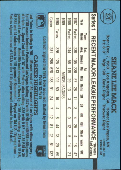 B2608- 1991 Donruss Baseball Karten 249-497 + Rookies -du Pick- 15 + Kostenlose - Bild 145 von 491