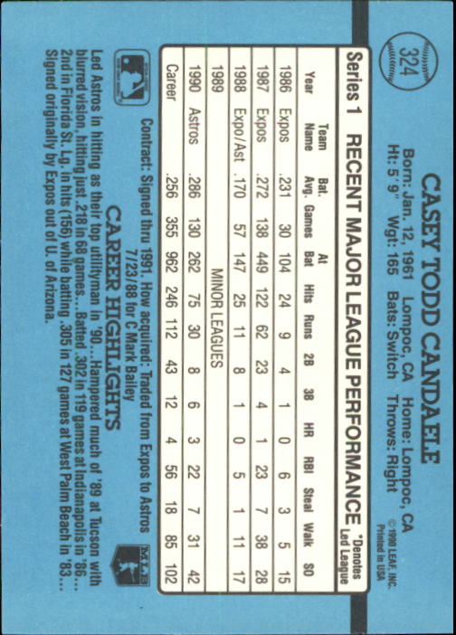 B2608- 1991 Donruss Baseball Karten 249-497 + Rookies -du Pick- 15 + Kostenlose - Bild 153 von 491