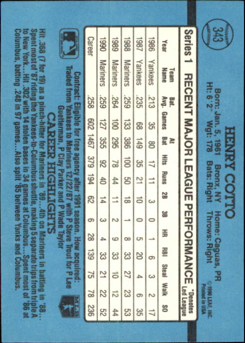 B2608- 1991 Donruss Baseball Karten 249-497 + Rookies -du Pick- 15 + Kostenlose - Bild 191 von 491