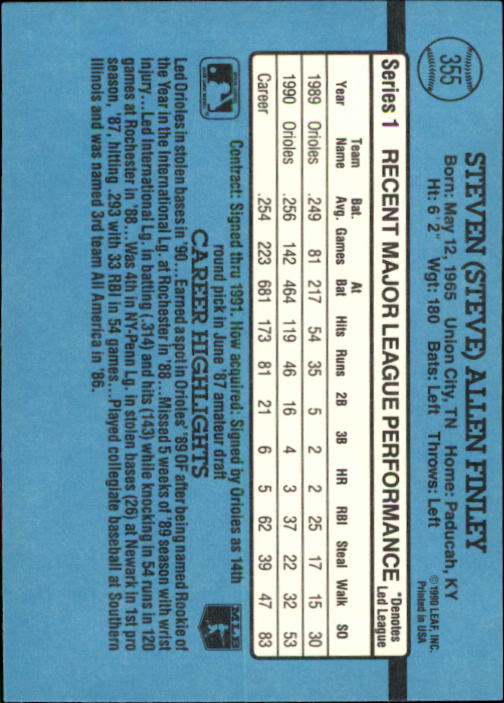 B2608- 1991 Donruss Baseball Karten 249-497 + Rookies -du Pick- 15 + Kostenlose - Bild 215 von 491